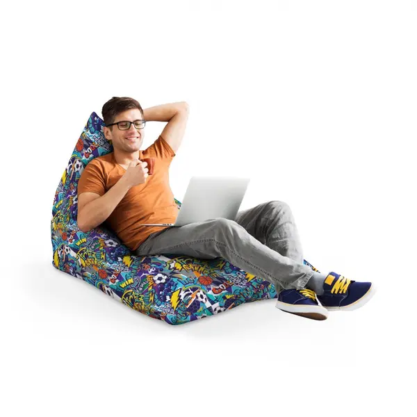 Fotoliu Puf Bean Bag tip Lounge Graffiti sport