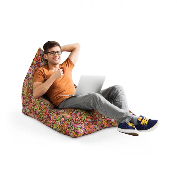 Fotoliu Puf Bean Bag tip Lounge Hippie peace