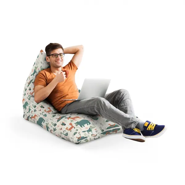 Fotoliu Puf Bean Bag tip Lounge Ursi cerbi si alti prieteni