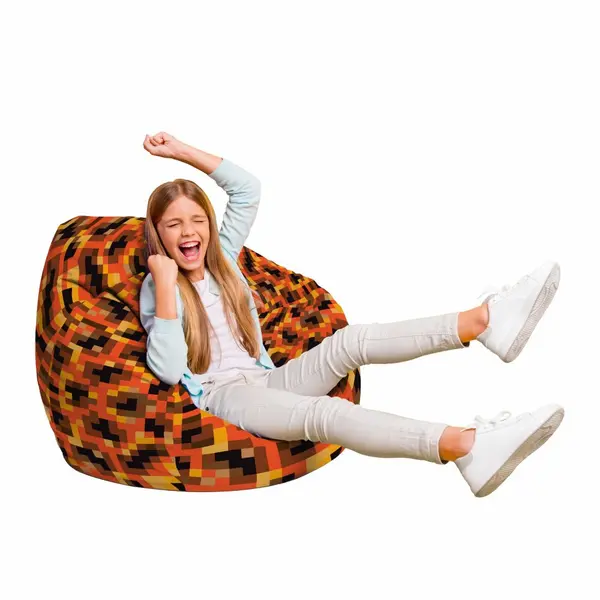 Fotoliu Puf Bean Bag tip Para L Minecraft magma
