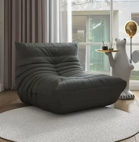 Fotoliu Puf Beanbag, Scaun Relaxare Modern, 87 x 100 x70
