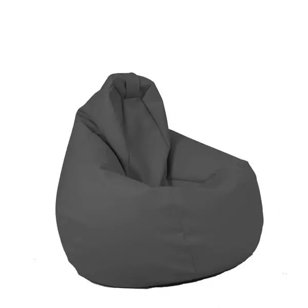 Fotoliu puf copii, Nirvana Light Pufrelax, Material Piele ecologica - Grey