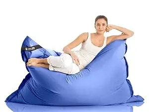 Fotoliu puf gigant XL 160x125 cm LAZY BAG cu 300 litri umplutura de perle EPS - INDOOR / OUTDOOR - ergonomie perfecta, usor de intretinut