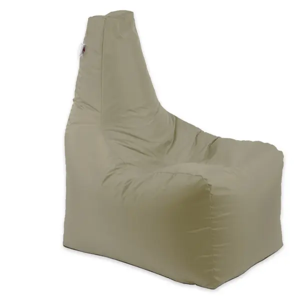 Fotoliu puf, Sunlounger EVO XL, umplutura de burete Memory Mix, Material Impermeabil - Bej