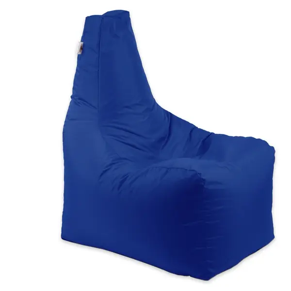 Fotoliu puf, Sunlounger EVO XL, umplutura de burete Memory Mix, Material Impermeabil - Blue Royal
