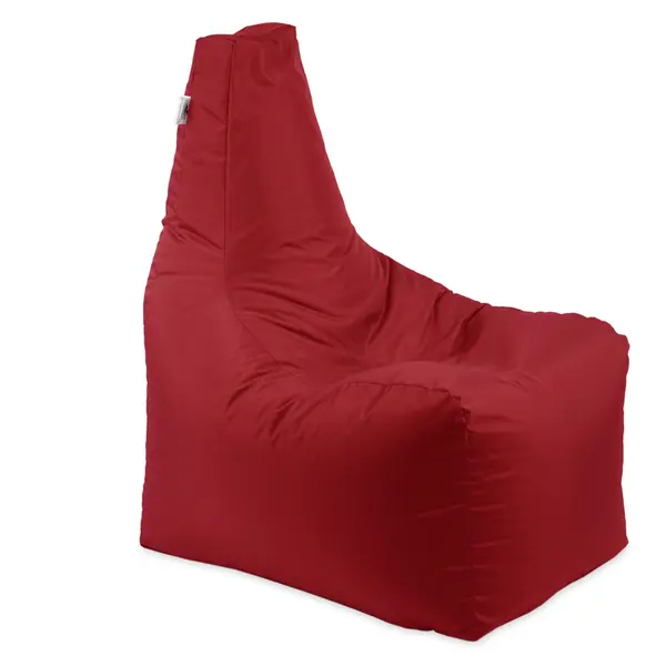 Fotoliu puf, Sunlounger EVO XL, umplutura de burete Memory Mix, material impermeabil - Rosu