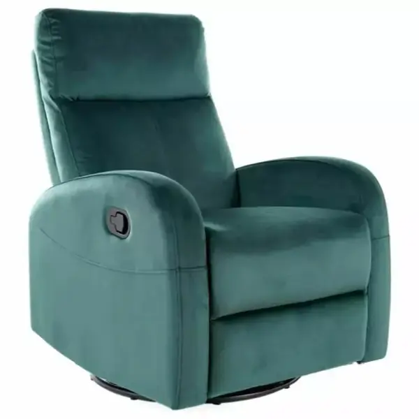 Fotoliu rabatabil OLIVIA VELVET - Verde