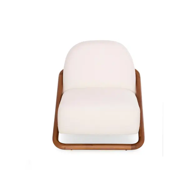 Fotoliu RAMROD BOUCLE - Cream