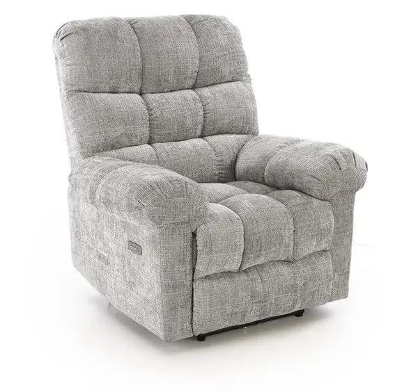 Fotoliu recliner Amore stofa gri H100 cm