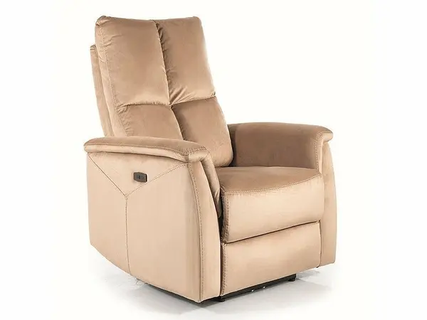 Fotoliu recliner Neptun velvet bej Blu28