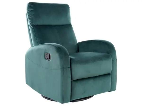 Fotoliu recliner Olimp velvet verde Blu78