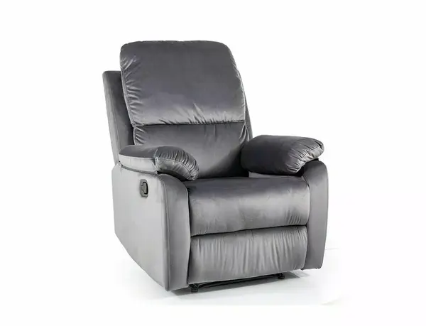 Fotoliu recliner Spencer 1 velvet gri Blu14