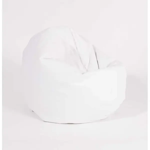 Fotoliu Relaxo, Material Piele Ecologica - Alb