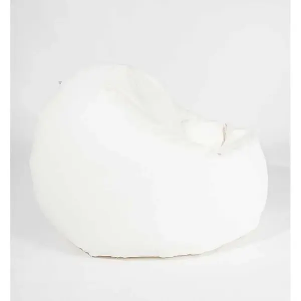 Fotoliu Relaxo XL, Material Piele ecologica - Alb