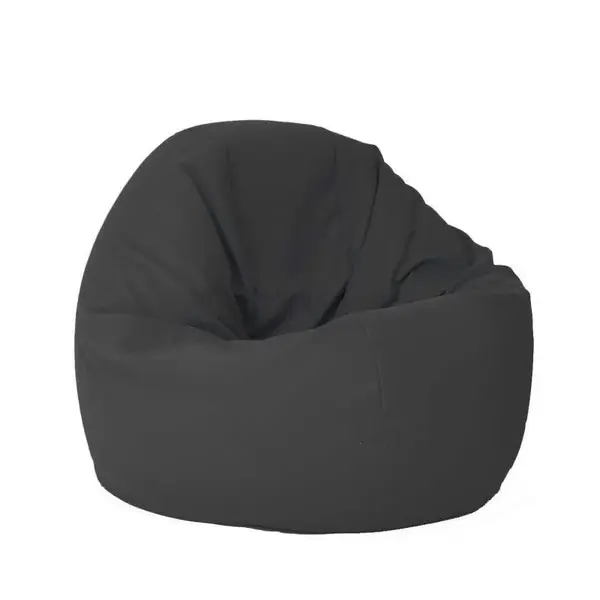 Fotoliu Relaxo XL, Material Piele ecologica - Dark Grey