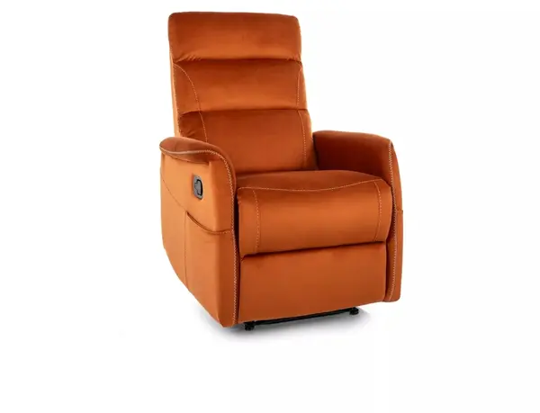 Fotoliu Solon M cu functie de masaj velvet cinnamon Blu4215