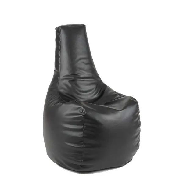 Fotoliu tip Scaun Sunlounger, Material Piele Ecologica - Negru