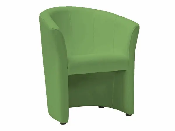 Fotoliu TM-1 piele ecologica verde/wenge EK11