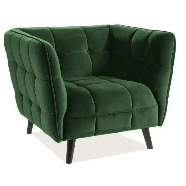 Fotoliu TOLEN VELVET - Verde