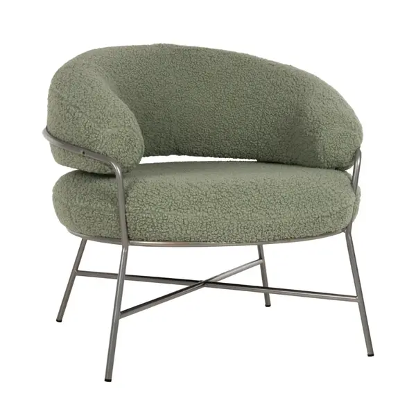 Fotoliu TRESS BOUCLE - Olive