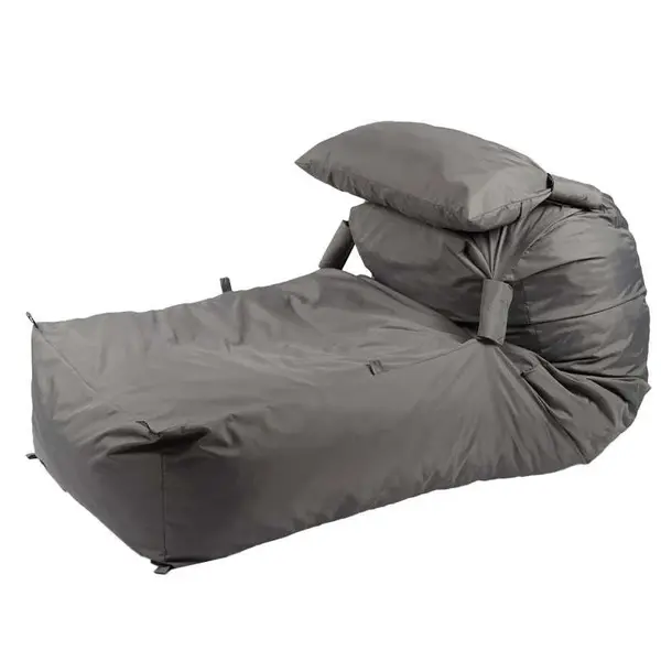 Fotoliu Yoga XL si Perna, Material Impermeabil - Grey