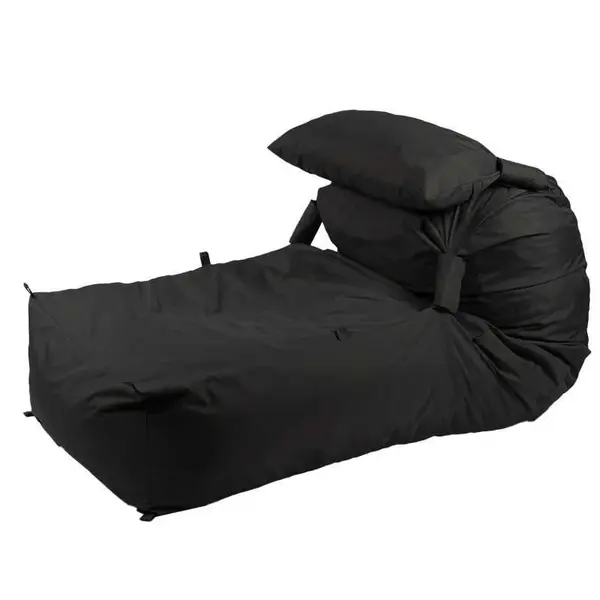 Fotoliu Yoga XL si Perna, Material Impermeabil - Negru