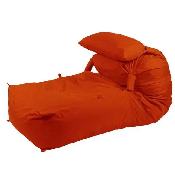 Fotoliu Yoga XL si Perna, Material Impermeabil - Neon Orange