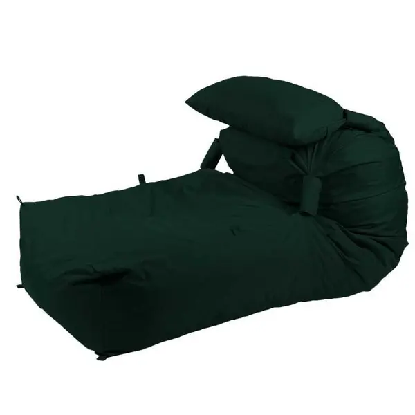 Fotoliu Yoga XL si Perna, Material Impermeabil - Verde Tuborg