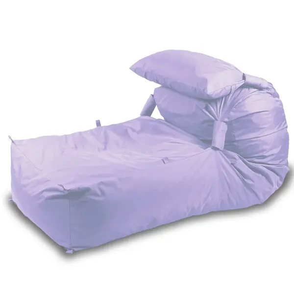Fotoliu Yoga XL si Perna Pufrelax, Material Impermeabil, Lilac