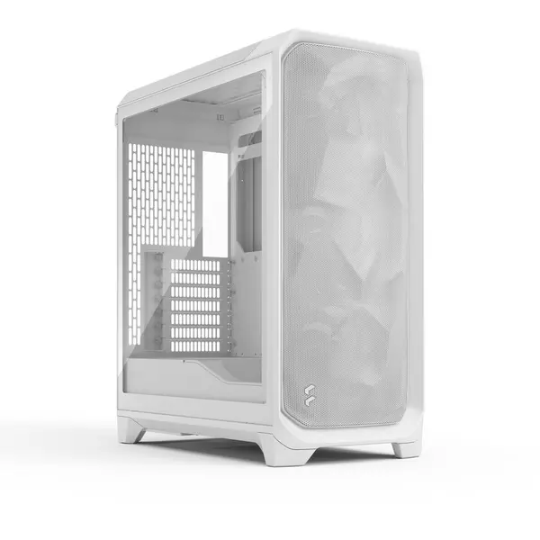 FRACTAL DESIGN Carcasa Fractal Design Meshify 3, Tempered Glass, Clear Tint, E-ATX, Alb