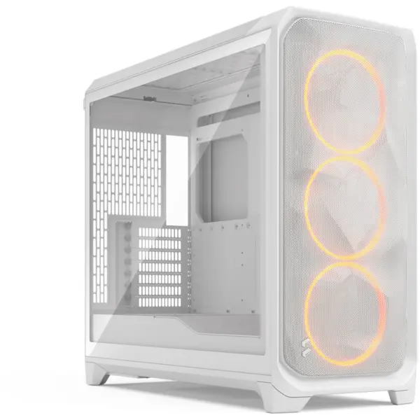 FRACTAL DESIGN Carcasa Fractal Design Meshify 3 XL, RGB, Tempered Glass, Clear Tint, Alb