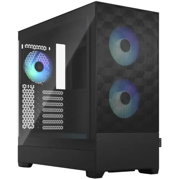 FRACTAL DESIGN Carcasa Fractal Design Pop Air RGB, Tempered Glass, Clear Tint, Negru