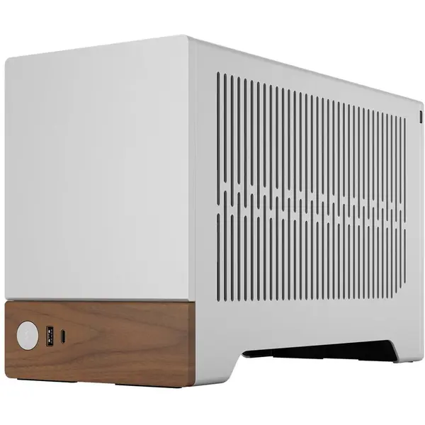 FRACTAL DESIGN Carcasa Fractal Design Terra Silver, Mini-ITX, Alb