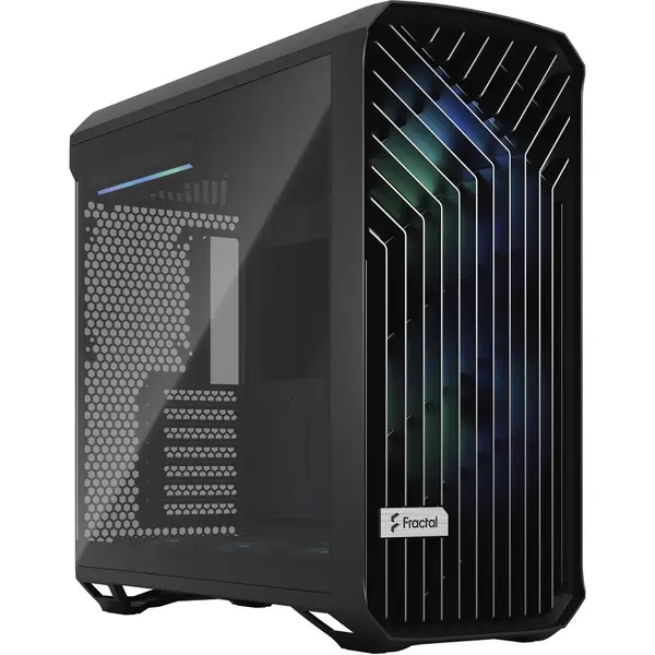FRACTAL DESIGN Carcasa Fractal Design Torrent, RGB, Tempered Glass, Light Tint, Negru