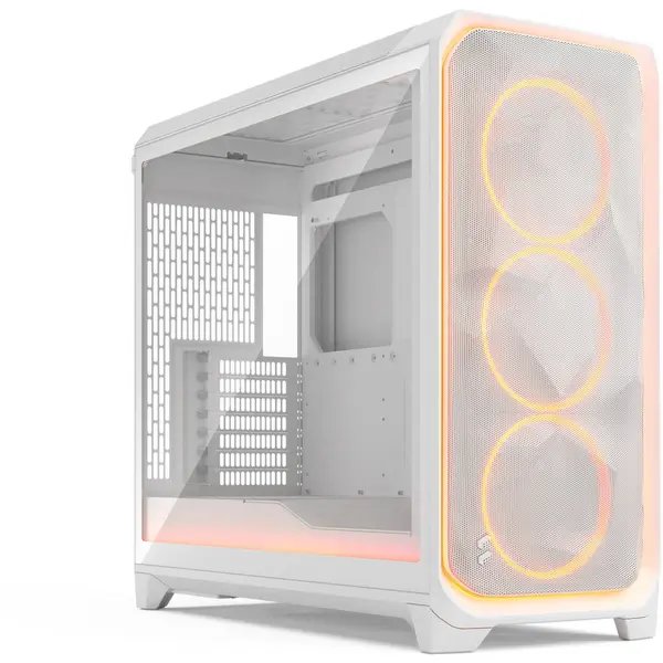 FRACTAL DESIGN Carcasa PC Fractal Design Meshify 3 XL, E-ATX, RGB, Tempered Glass, Alb