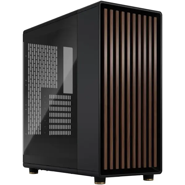 FRACTAL DESIGN Carcasa PC FRACTAL DESIGN North, Light Tint, Mid-tower, Panou lateral sticla temperata, Negru