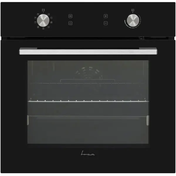 Fram Cuptor incorporabil Fram FBO-V6510GCDRC-GBK, Electric, 69 l, Autocuratare catalitica, Clasa A, Timer digital, Display touch+Butoane, Grill, Iluminare, Blocare display, Sticla neagra