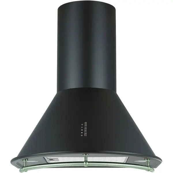 Fram Hota incorporabila decorativa Fram FDH-660HRBK, Putere de absorbtie 589 m3/h, 1 Motor, Lumina LED, 3 Trepte de putere, Clasa B, 60 cm, Negru