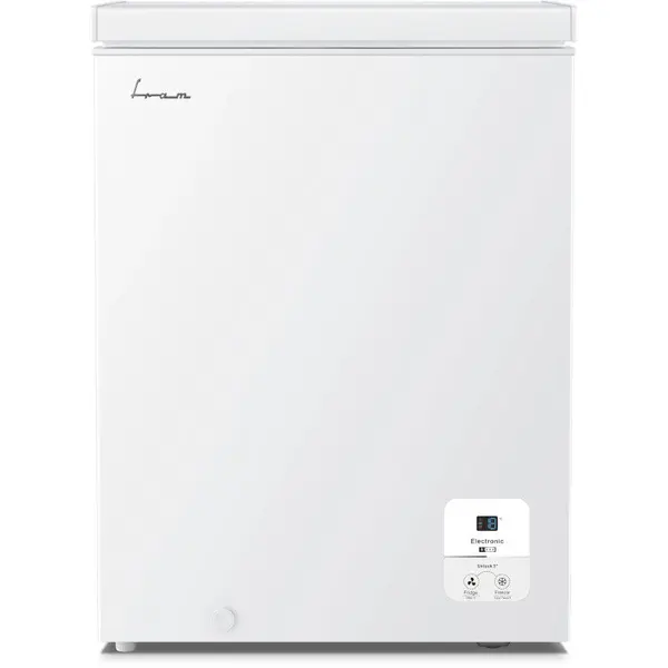 Fram Lada frigorifica Fram FCF-HS142CE++, 142 L, Clasa E, Control electronic, functionare convertibila frigider-congelator, Alb