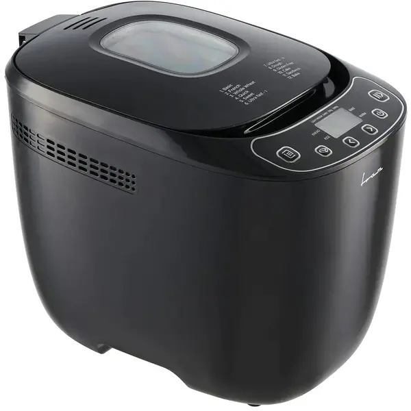 Fram Masina de paine FRAM FBM-900BK, 550W, capacitate 700-1000g, 12 programe, functie mentinere la cald 30 min, Negru