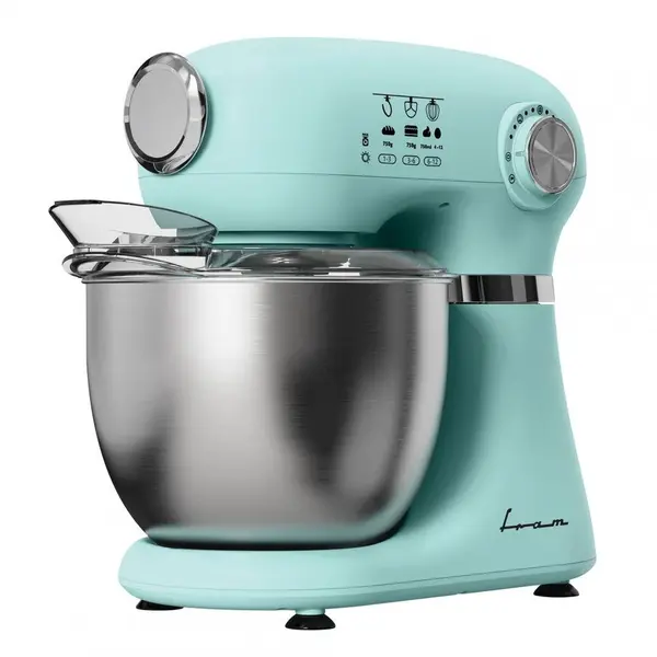 Fram Mixer planetar Fram FPM-D1010GR, 1000 W, Bol inox 5 l, 120viteze + Pulse, Verde