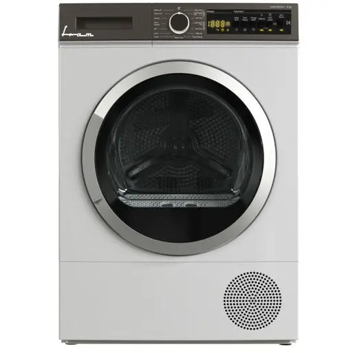 Fram Uscator de rufe Fram FHPD-V8T2A++, 8 kg, 15 programe uscare, clasa A++, Iluminare cuva, Indicator curatare filtru scame, Blocare acces copii, Alb