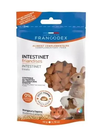 FRANCODEX Intestinet recompense pentru rozatoare si iepuri 50 g