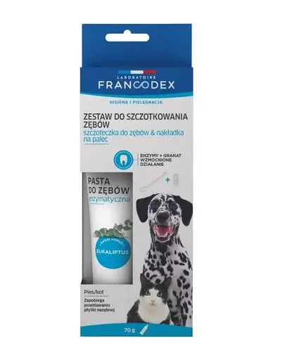 FRANCODEX Set periuță și pastă de dinți