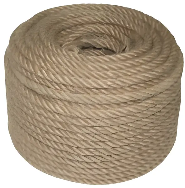 Frânghie de cânepă Premium - Ø6 mm, 50 m