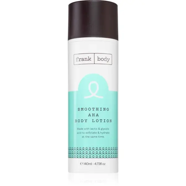Frank Body Smoothing AHA lapte de corp exfoliant Cu AHA Acizi 140 ml