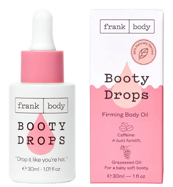 Frank Body Ulei de corp fermizant Booty Drops, 30 ml