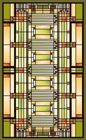 Frank Lloyd Wright Oak Park Studio Adaptation Magnet | Pomegranate
