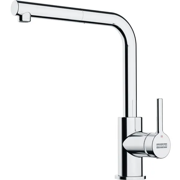 Franke Baterie bucatarie Franke Tap Lina L Pull Out Nozzle HP, cu dus extractibil, monocomanda, aerator Honeycomb, Crom
