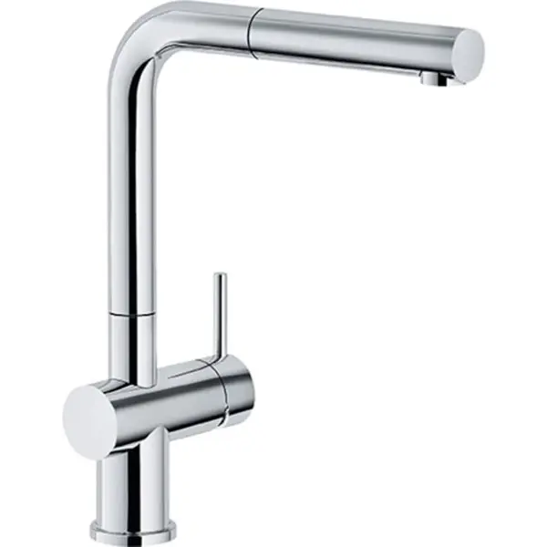 Franke Baterie sanitara bucatarie Franke Active Plus 115.0373.770, cartus ceramic, dus extractibil monojet, Crom